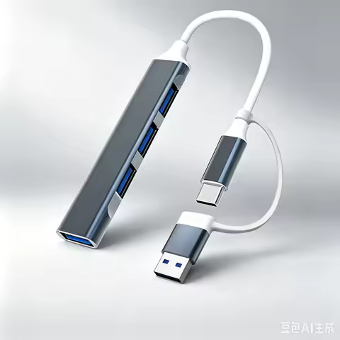 USB + Type C HUB Dock USB 3.0 2.0 Hub 4 Ports Multi Aluminum Alloy Splitter Adapter OTG for Lenovo H