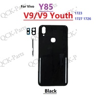 ฝาหลังสำหรับ Vivo V9 Youth ฝาเคสแบตเตอรี่ประตูหลังสำหรับฝาหลังที่อยู่อาศัย Vivo Y85ด้วยเลนส์กรอบ