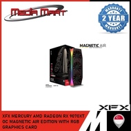 XFX MERCURY AMD RADEON RX 9070XT 16GB GDDR6 OC MAGNETIC AIR EDITION WITH RGB GRAPHICS CARD BLACK/WHI