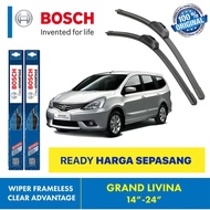 Wiper Blade Grand Livina BOSCH frameless ADVANTAGE 14-24" ORIGINAL