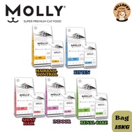 Molly Cat Food (15kg)Molly Cat Dry Food Premium Cat Food Makanan Kucing Molly