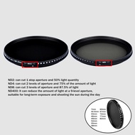 [szxflie2kt] Professional ND2 to ND400 Slim Fader Neutral Density Filter ND Filter Waterproof