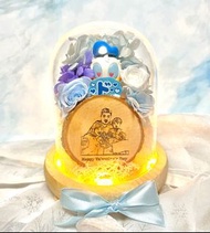 ♥️情人節優惠♥️ 客訂 唐老鴨 Donald Duck 唐老鴨 永生花 相架 玻璃罩 藍芽音箱 手機無線充電 禮物 木牌雕刻 來圖訂製 即影即有 畢業禮物 繡球花 聖誕禮物 結婚禮物 生日禮物