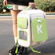 Pet Travel Bag Suit Breathable Foldable Cat Carrier Bag Large Capacity Expandable Backpack for Cats 