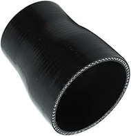 ID 2.75in to 2.5in (70mm to 63mm) Straight Reducer Silicone Coupler, Length 3in (76mm), 4-Ply Reinfo