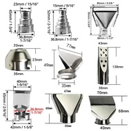 9pcs Hot Air Gun Heat Resisting Nozzles 35mm Diameter Heat Gun Nozzle Attachments Universal for Sold