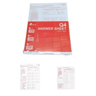A4 Kertas Jawapan UPSR / PMR/SPM Answer Sheet /Objective Sheet OMR 480Sheets