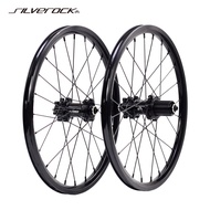 SILVEROCK Alloy Wheels 16" 305 Disc Brake 24H for Fnhon Gust K3 Plus Folding Bike Custom Bicycle Wheelset Bicycle Parts