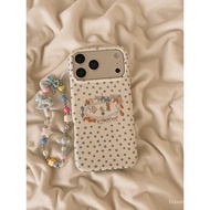 Unique ins Blue Star Carousel Chain Suitable for Apple 17promax Case Japanese Korean Style iPhone16 
