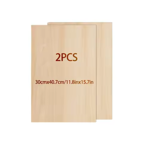 2/4 sheet plywood, measuring 12 x 15.7 x 1/8 inches (3 mm), unfinished plywood, suitable for crafts,
