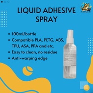 3D Print Liquid Adhesive 100ml | Build Plate Glue for PLA ABS PETG | Anti-Warp Strong Bed Adhesion