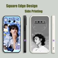 Casing For Samsung A52 A51 A21S A71 M10 M12 A52S A30S A50S BTS suga bts Jungkook kpop edit design IAD13 Phone Case Square Edge