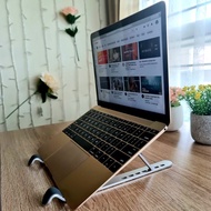 Dudukan Laptop Aluminium - Portable Laptop Stand - Meja Laptop Terbaru