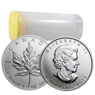 25oz 加拿大楓葉銀幣 2011年 1盎司 25個， 1 oz Canadian Maple Silver x 25