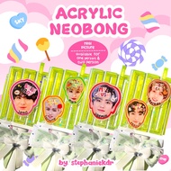 GANTUNGAN Deco Lightstick nct] acrylic neobong Keychain nct Lightstick nct 127 nct dream wayv charm