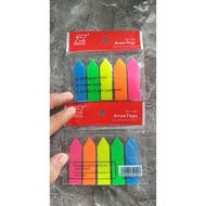 5 stacks of Note 5 colors of arrow plastic, fence notes, arrow notes