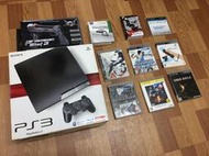 [偉仔的狗窩] PS3 薄型主機 CECH-2007A 120G 附遊戲 機殼有瑕疵 配件不拆賣