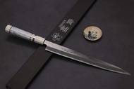 🇯🇵間中 貴輔 白二鋼 極薄柳刃 300mm~手刀😍 間中刃物 日本高级厨刀