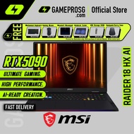 MSI Raider 18 HX AI Gaming Laptop — Ultimate Beast — RTX 5090 - 18" UHD+ 120Hz - Ultra 9 - 64GB - 4T