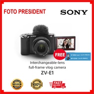 Sony ZV-E1 full-frame vlog camera + Sony M64 Card + Lenspen