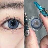 Best Seller【Power 0.00~-8.00】Blue Contact Lens Half Year  14.0mm-14.5mm Natural Contact Lens