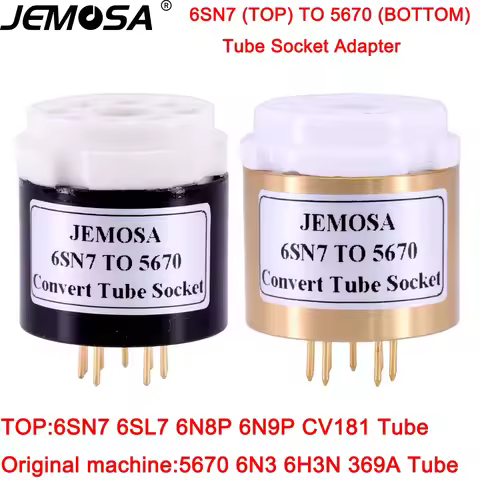 1PC 6SN7 6SL7 ECC32 ECC33 6N8P 6N9P TO 5670 6N3 6H3N 369A DIY Audio Vacuum Tube Amplifier Convert So