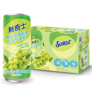 山姆會員商店正品 新奇士陽光玫瑰青提烏龍氣泡茶265mLX24瓶 飲品