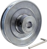 Saelno AB450-5/8 Single Groove Web Sheaves,v Belt Pulley 5/8 inch bore 4.5" OD,Motor Pulley Carbon S