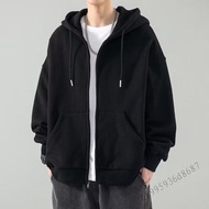 Plus Size Loose Hoodie Coat - XL to 8XL Mens Casual Outdoor Jogging Jacket