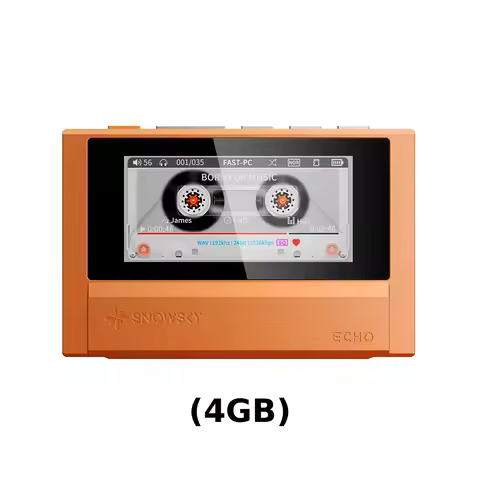 FiiO ECHO (4GB RAM) Portable Hi-Res Digital Audio Music Player Dual DAC Bluetooth Music Player 3.5+4