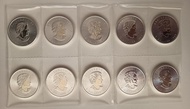 加拿大楓葉銀幣 5 加元