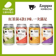 Kuppa KOMBUCHA - 杯子紅茶菌試飲套裝 330ml (4罐) (原味, 士多啤梨四川花辣椒, 芒果熱情果, 荔枝薑味)