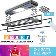 GLOVOSYNC Automated Laundry Rack / Smart Laundry System / Stretchable Clothes Dryer Rack For Balcony