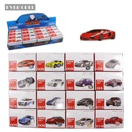 C8704 16pcs 4D Model Cars Kit HO Scale 1:87 Puzzle Model Cars Railway Layout DIY 16 Styles
