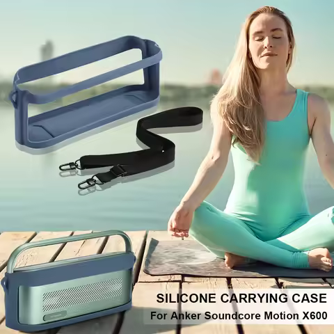 Silicone Protective Cover Case Shockproof Anti-drop Anti Scratch with Shoulder Strap Compatible with