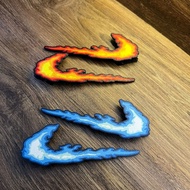 Sandal Accessories Clog / Badge FIRE Logo Viral Side - 3D Print