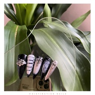 Y2k Chrome heart🎱 presson nails