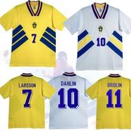 1994 Swedish Retro Jersey Anderson Larsson Broelling Classic Home and Away Football Jersey - FG001