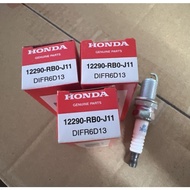 12290-RB0-J11 HONDA CITY T9A, JAZZ T5A, HRV T7A, CRZ, BRV TSA IRIDIUM SPARK PLUG (DIFR6D13) (1 Set -