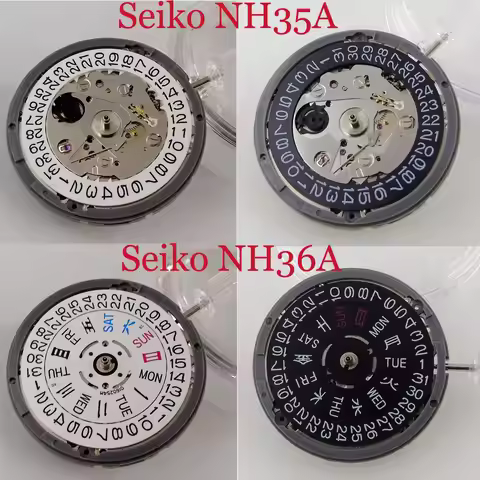 High Accuracy Japan NH35A Automatic Mechanical Movement NH34 NH36 NH38 NH05 NH70/71/72 21600 bph GMT