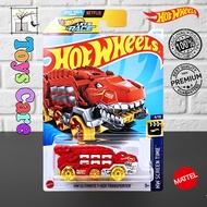 HW MERAH Hot Wheels Ultimate T-Rex Transporter Red Dinosaur TruckHW