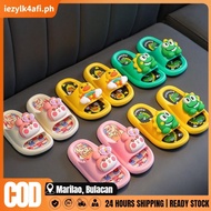 NEW Children Fashion Slippers With 3D Dinosaur Rabbit Sleeper Rubber Soft Anti-slip Sandals Summer