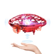 I Know DEERC Mini 360 ° หมุนสมาร์ท Auto Sensing Hovering UFO Flying ของเล่น Drones Hand Gesture Cont