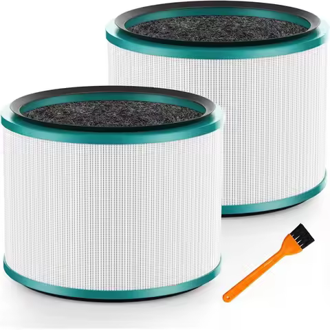2 Pack HEPA Filter Compatible with Dyson HP01 HP02 DP01 DP02 Desk Purifiers, Replaces Part # 968125-
