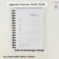 [Refill] A5 Agenda Planner Refill 2026 Planner Notes Inner for AP Cover Ivory Card Divider Replaceme