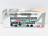 全新 未開封 Tiny 微影 No. 174 合金 車仔 Scale 1:110 1/110 比例 中巴 CMB 利蘭 奧林比安 Leyland Olympian 11米 LM8 FW2508 熱狗巴士 香港電視 廣告 巴士 ( 路線 彩雲 606 )