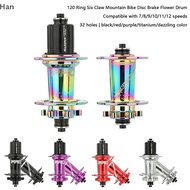 Han Hassns Pro7 Hubs Six 120 Rattle Quick Release 24 Hole 32 Hole Quad Perrin 8 9 10 11 Speed SG