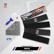Premium Frameless Clean Look Geico Vehicle License Plate By ZENOZ - Full Set - Front and Rear