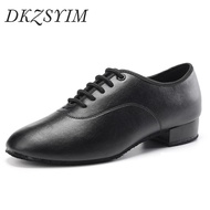 【Top-Rated Product】 Dkzsyim Ballroom Men Dance Shoes 2cm Low Heel Boy Men Latin Tango Dance Shoes Men Black And White Dancing Shoes