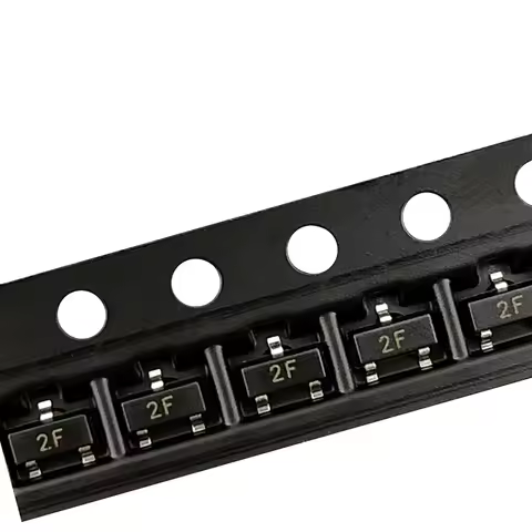 (100pcs) MMBT2907A MMBT2907 2N2907 SOT-23 SMD PNP Signal transistor Patch triode (Marking 2F)